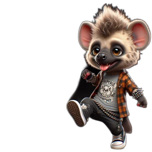 jacket, animal, concept art, 3d render transparent PNG cut-out