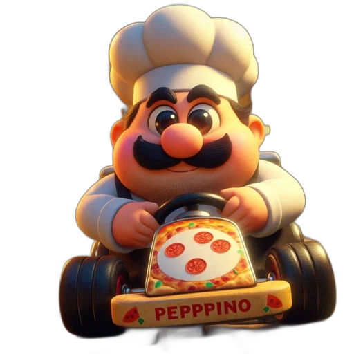 food, car, 3d render, concept art transparent PNG cut-out