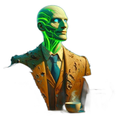 robot, jacket, face, mask transparent PNG cut-out