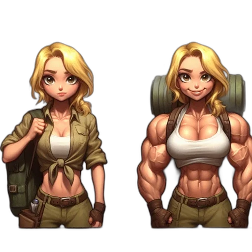 pixel art, concept art, comic book art, fantasy art transparent PNG cut-out
