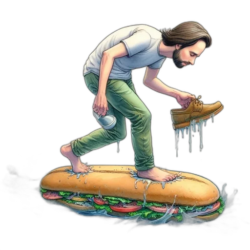 food, weapon, concept art, photorealistic transparent PNG cut-out