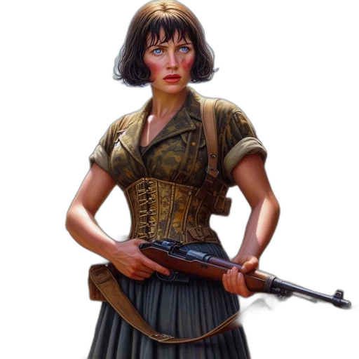weapon, staff, dress, sword transparent PNG cut-out