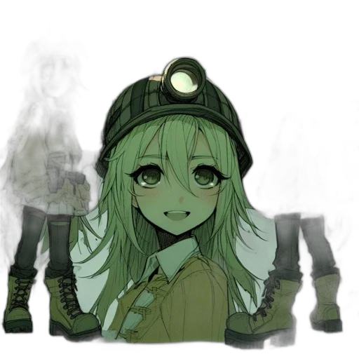mask, creature, hat, jacket transparent PNG cut-out