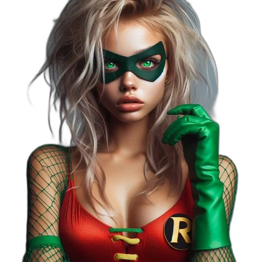 mask, comic book art, photorealistic, concept art transparent PNG cut-out