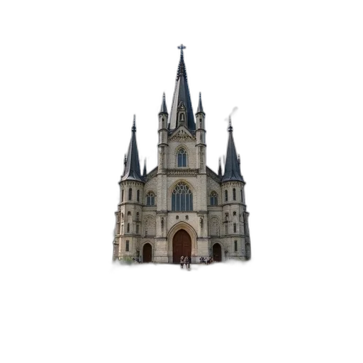 building, crown, staff, umbrella transparent PNG cut-out