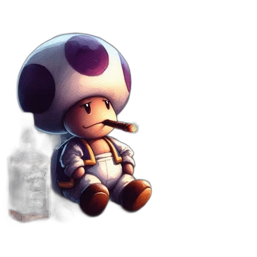 robot, bottle, concept art, 3d render transparent PNG cut-out