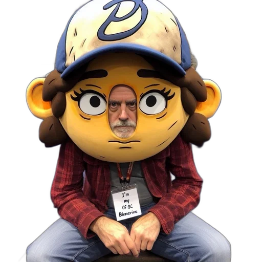 staff, face, animal, hat transparent PNG cut-out