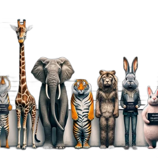 animal, concept art, 3d render, fantasy art transparent PNG cut-out