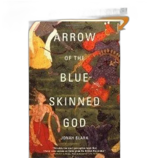 cover, arrow, blue-skinned, god transparent PNG cut-out