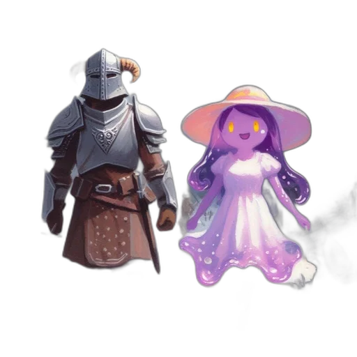 concept art, fantasy art, pixel art, watercolor transparent PNG cut-out