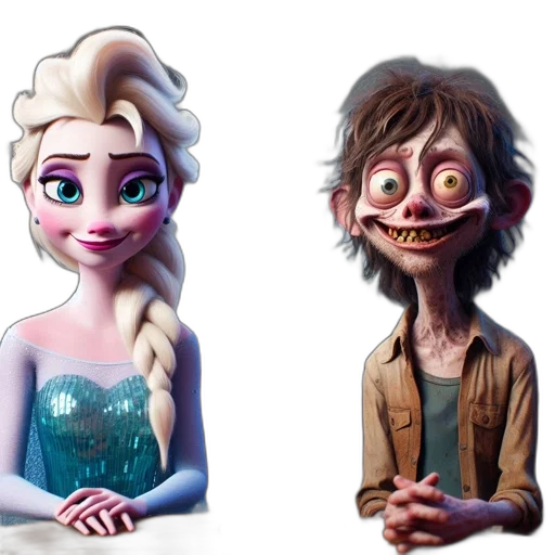 concept art, 3d render, fantasy art, cartoon transparent PNG cut-out