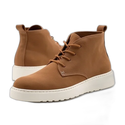 shoes, 3d render, earth tones, shoe transparent PNG cut-out