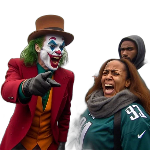sporting, event, joker, impersonator transparent PNG cut-out
