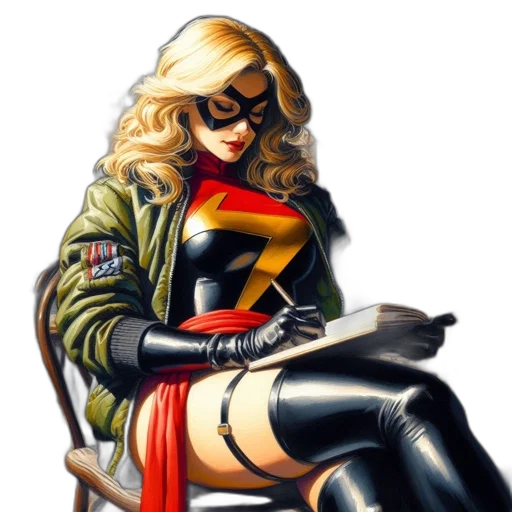 jacket, comic book art, concept art, cartoon transparent PNG cut-out