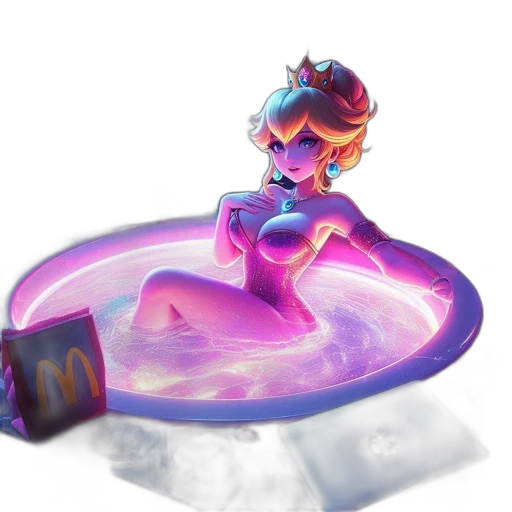 concept art, 3d render, vaporwave, pixel art transparent PNG cut-out