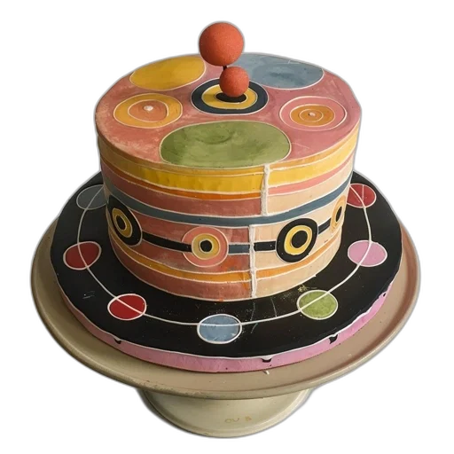 3d render, outer space, decorative, cake transparent PNG cut-out