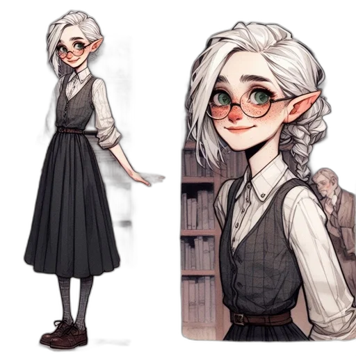 dress, concept art, fantasy art, watercolor transparent PNG cut-out