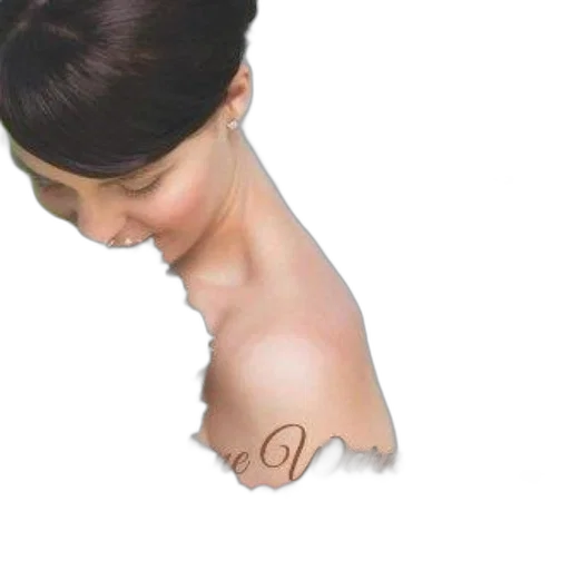 face, hair, dress, jewelry transparent PNG cut-out