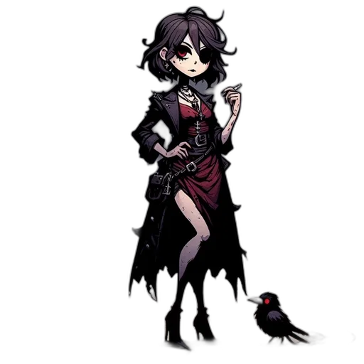 staff, weapon, dress, creature transparent PNG cut-out