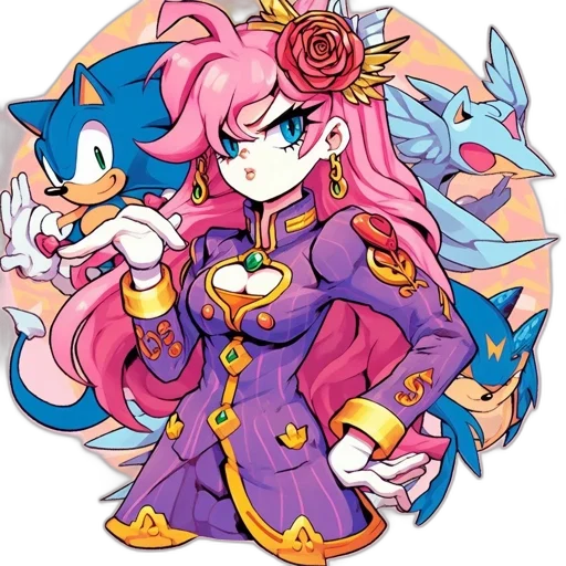 staff, jacket, dress, crown transparent PNG cut-out