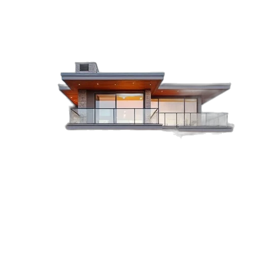 building, furniture, 3d render, photorealistic transparent PNG cut-out