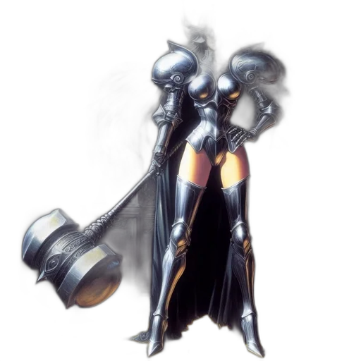 staff, weapon, sword, robot transparent PNG cut-out