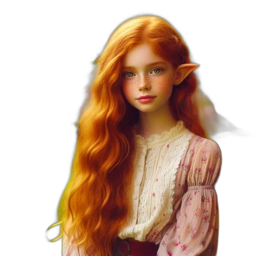 dragon, dress, face, hair transparent PNG cut-out