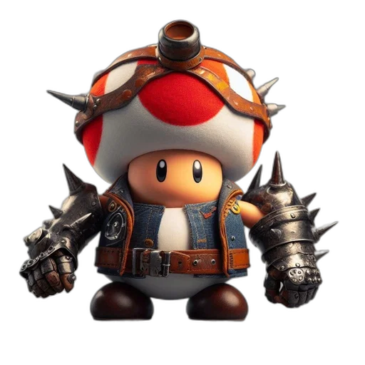 weapon, robot, hat, staff transparent PNG cut-out