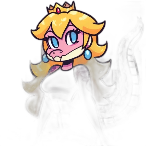 crown, staff, dress, creature transparent PNG cut-out