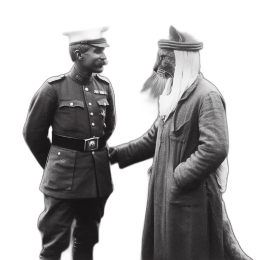 staff, hat, concept art, two transparent PNG cut-out