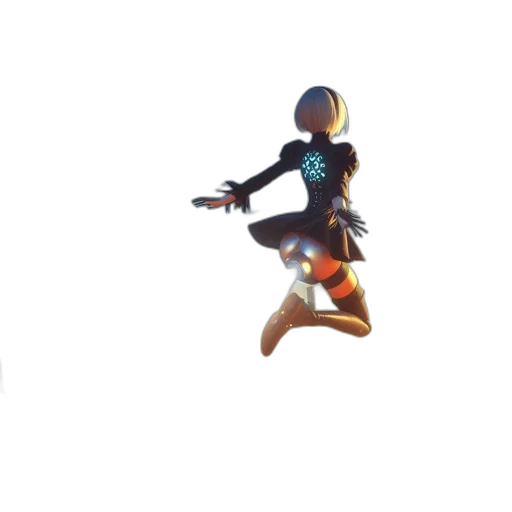 robot, mask, 3d render, concept art transparent PNG cut-out
