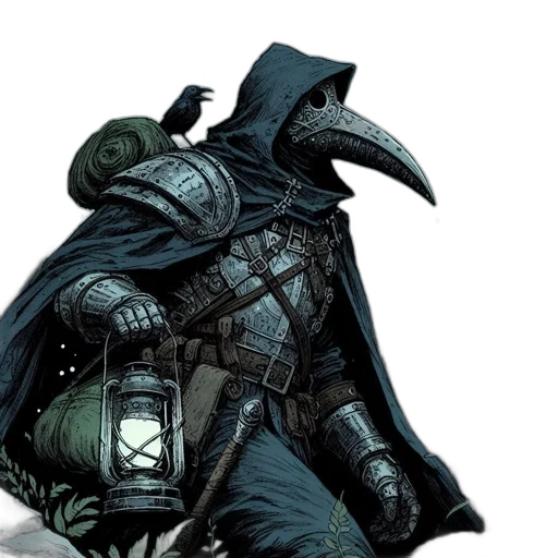 mask, jacket, concept art, comic book art transparent PNG cut-out