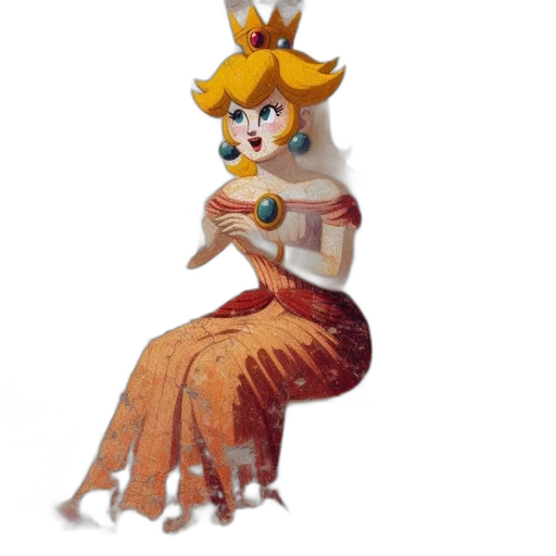 crown, dress, jewelry, staff transparent PNG cut-out