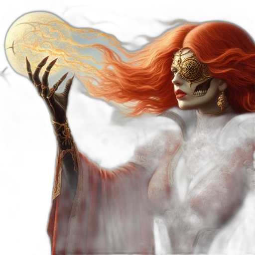 fantasy art, concept art, comic book art, photorealistic transparent PNG cut-out