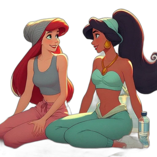 concept art, watercolor, cartoon, fantasy art transparent PNG cut-out