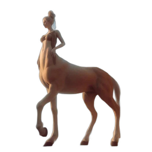 animal, staff, crown, creature transparent PNG cut-out