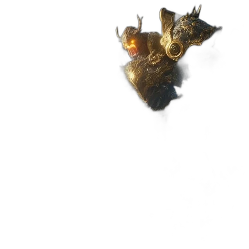 dragon, mask, crown, creature transparent PNG cut-out