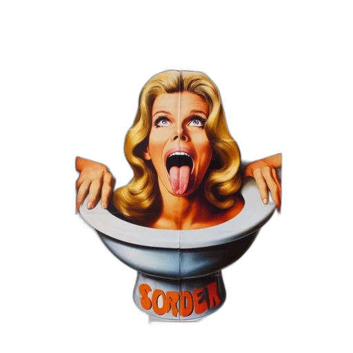 food, comic book art, central, poster transparent PNG cut-out
