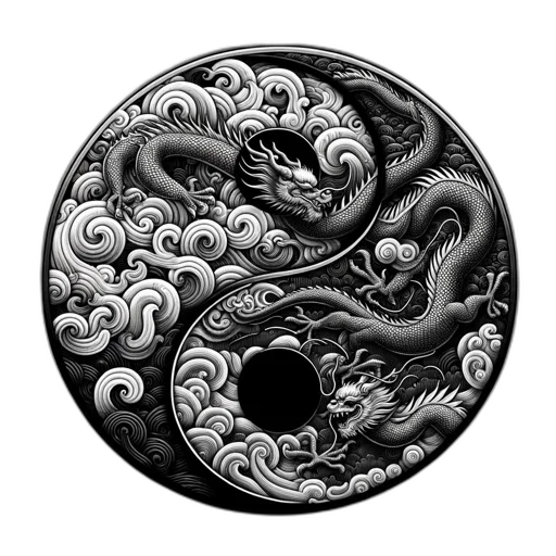 dragon, mask, jewelry, staff transparent PNG cut-out