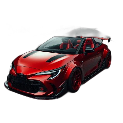 car, dragon, weapon, 3d render transparent PNG cut-out