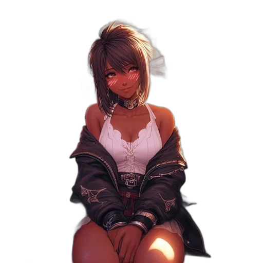 dress, jacket, face, robot transparent PNG cut-out