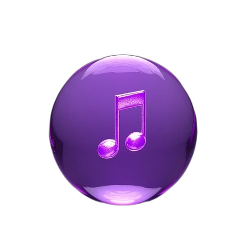 vaporwave, 3d render, purple, glass transparent PNG cut-out