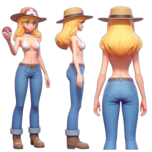 hat, concept art, 3d render, cartoon transparent PNG cut-out