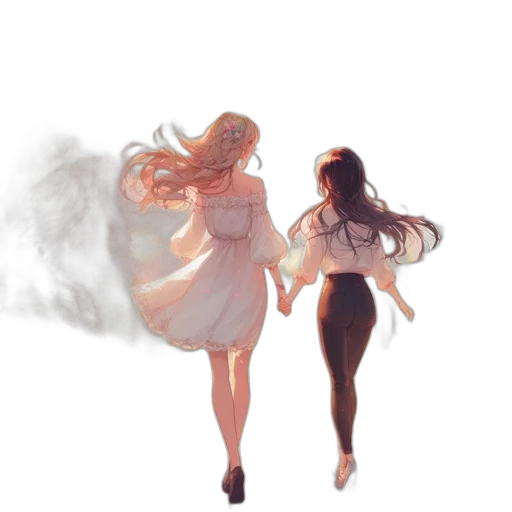 dress, concept art, anime, fantasy art transparent PNG cut-out