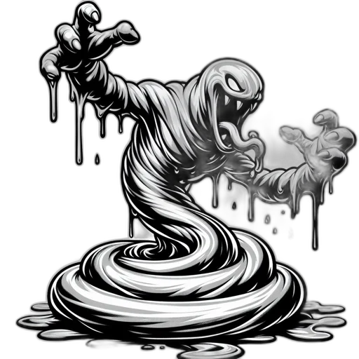 creature, concept art, comic book art, pixel art transparent PNG cut-out