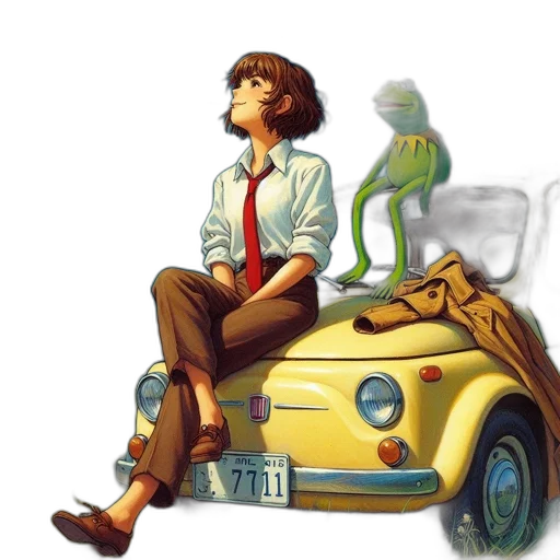 car, robot, concept art, fantasy art transparent PNG cut-out