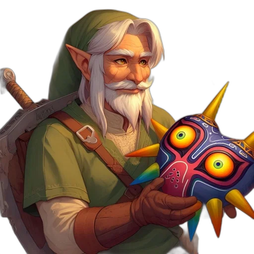 staff, weapon, mask, dragon transparent PNG cut-out