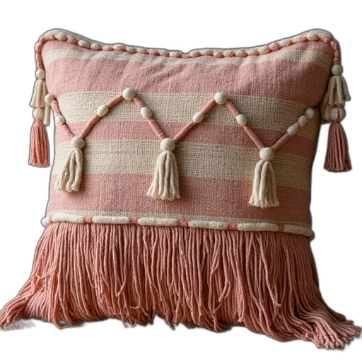 furniture, pastel, earth tones, fringe transparent PNG cut-out