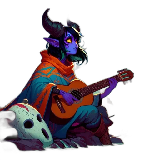 dragon, mask, creature, staff transparent PNG cut-out