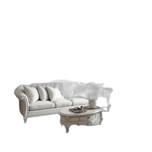furniture, crown, 3d render, photorealistic transparent PNG cut-out